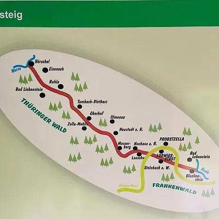 度假居 Hundeparadies Waldblick Lauenstein