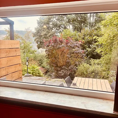 Hundeparadies Waldblick Lauenstein 度假居 *